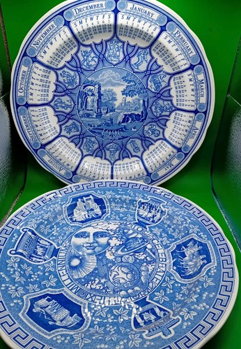 Spode plates blue room - spode,