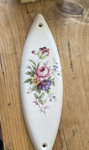 Vintage finger plate floral - vintage,