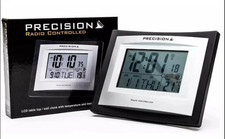 PRECISION Silver LCD Radio