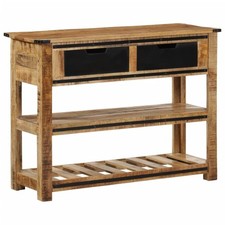 Console Table Hallway Tea End Accent Side Solid Wood Mango vidaXL