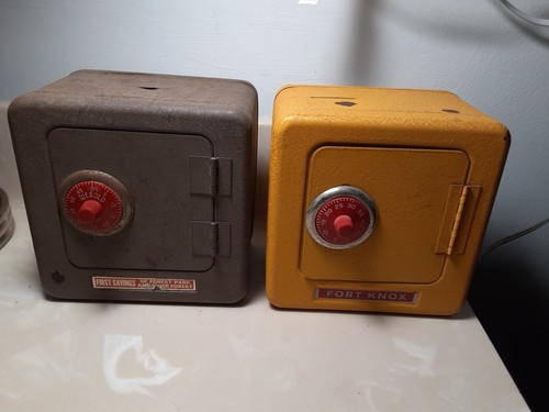 Vtg toy bank combo - vtg,
