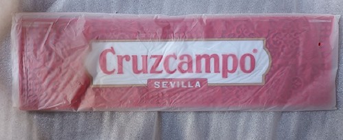 Cruzcampo beer bar runner - bar,