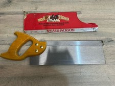 Stunning Vintage Spear & Jackson Workhorse 13 TPI 12” Tenon Hand Saw UNUSED