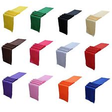 12"x108" Satin Table Runner Wedding Reception Banquet Party Decoration