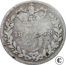 Threepence 3d  silver great