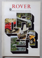 Rover Range Brochure 1973 - P6 2200 SC/2200 TC 3500/3500 S Range Rover