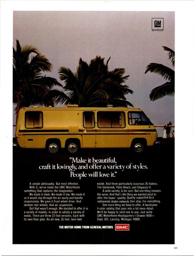 1976 gmc motorhome - •, print