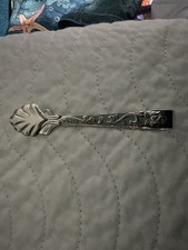 Silver coloured metal  sugar cube tongs