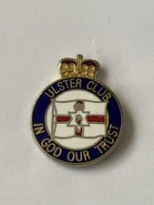 1980s Ulster Clubs Badge.