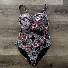 Nip Tuck Swim Pink Navy Blue