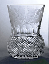 EDINBURGH CRYSTAL - THISTLE -