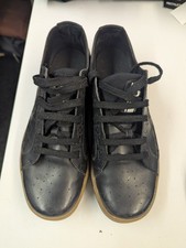 Oakley Men Black Leather Trainers In UK Size 10 Great Overall Condition & Clean