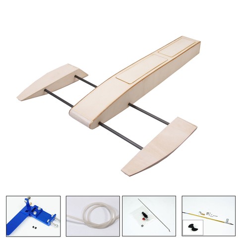 Speed boat wooden - rc, sponson