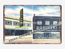 tin sign 1930s-40s Rosinski