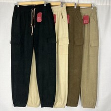 Womens Fine Corduroy Cargo