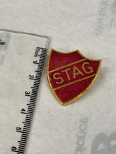 Stag Shield School Pin Badge-