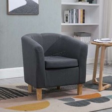 Tub Chair PU Faux Leather
