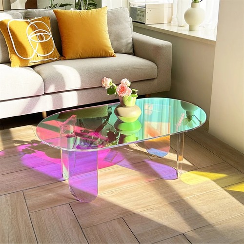 Rainbow iridescent acrylic - rainbow,