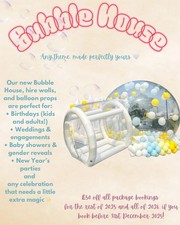 HIRE ONLY BUBBLE HOUSE PARTY