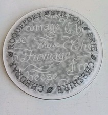 Cheese Plate Bone China Royal Worcester Grey White CH