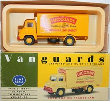 VANGUARDS 1/64 VA6004 FORD THAMES TRADER VAN LUCOZADE