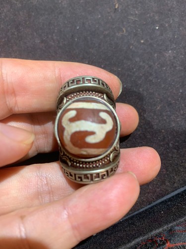 Hand made tibetan silver inlay - tibetan,