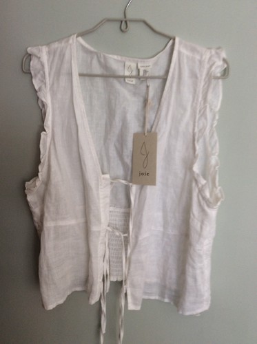 Joie white linen tie - joie,