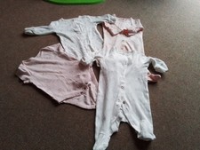 Dolls Clothes Bundle Of Babygrows To Fit 15-17 Inch Doll By Next