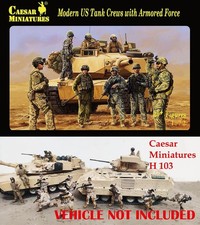 Caesar Miniatures H103 1:72 Modern US Tank Crews with Armored Force