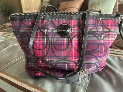 Coach poppy tartan plaid - tartan,