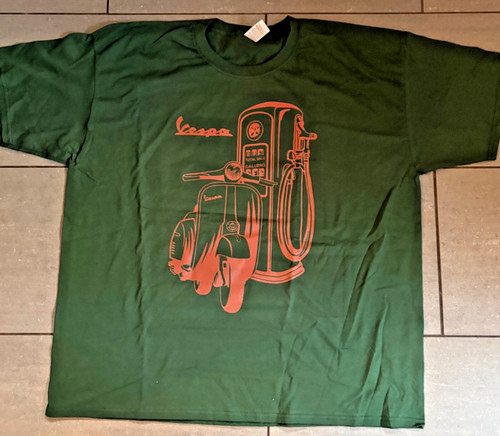 Scooter vespa shirts - scooter, green