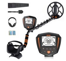 Metal Detector Kit with High Accuracy and Waterproof Coil Carrying Bag Included