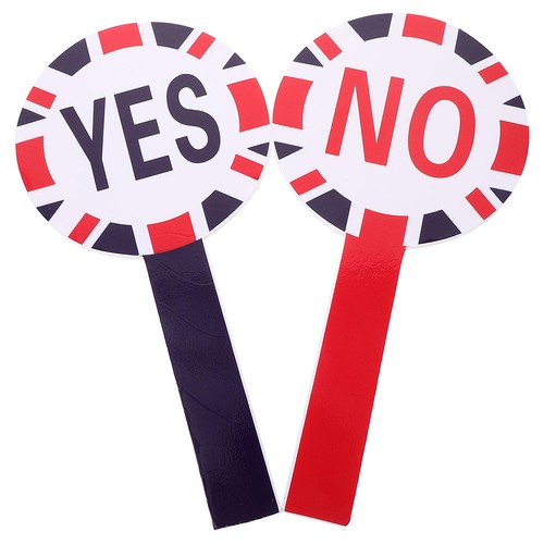 Pcs reusable yes paddle - yes,