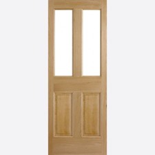 LPD External Oak Malton Unglazed Dowelled Doors