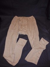 British Military Surplus Issue Base Layer Long Johns - Desert - 3 Pairs