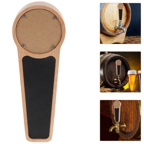 Wooden beer keg switch tap - wooden,