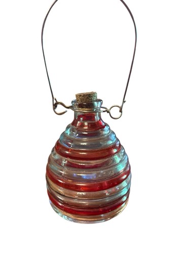 Vintage glass bee wasp - vintage,