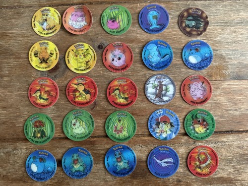 Lenticular pokemon tazos - 25,