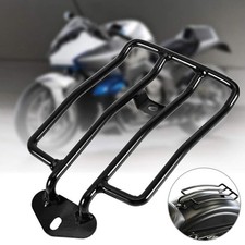 Luggage Rack In Black Universal UK For Harley-Davidson Sportster and Custom Bike