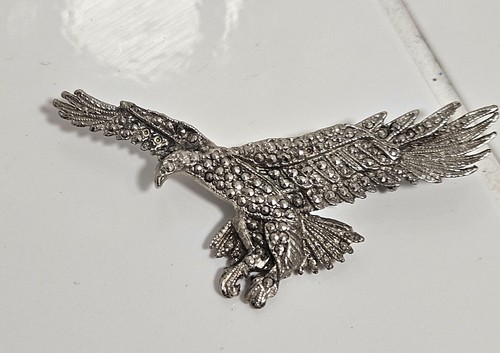 Vintage marcasite eagle - marcasite,
