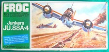 Vintage 1970 1/72 FROG Junkers