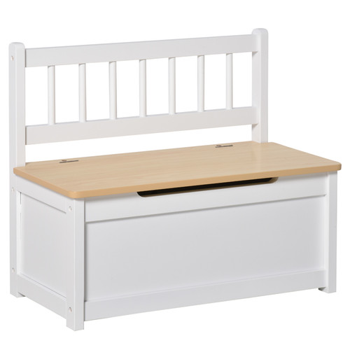 Toy box wooden - 2-in-1,
