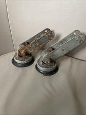 Heavy Duty Window Cleaning Steel Ladder Feet Silver 2pcs