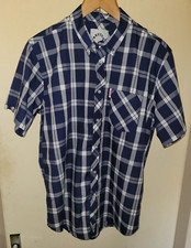 Brutus Mens Shirt Size M Short Sleeve Mod Classic Check Ska Rude Boy Scooter