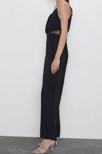 Zara contrast lace - lace, jumpsuit