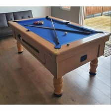 Ex-Pub 7 x 4 Foot Beech Refurbished Pool Tables (12-16 Week Delivery Lead Time)