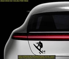 Man Dude Surfing Surfers Vinyl Window Stickers Decals Graphics Car Van Camper