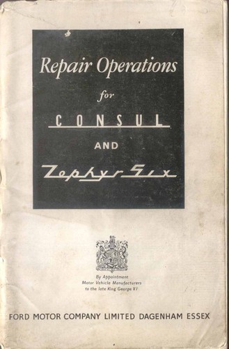Ford consul and zephyr six - zephyr, mk