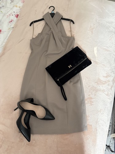 Reiss taupe halter - reiss, dress