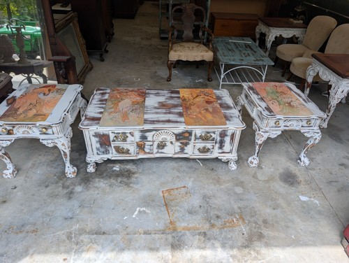 Shabby chic walnut - walnut,